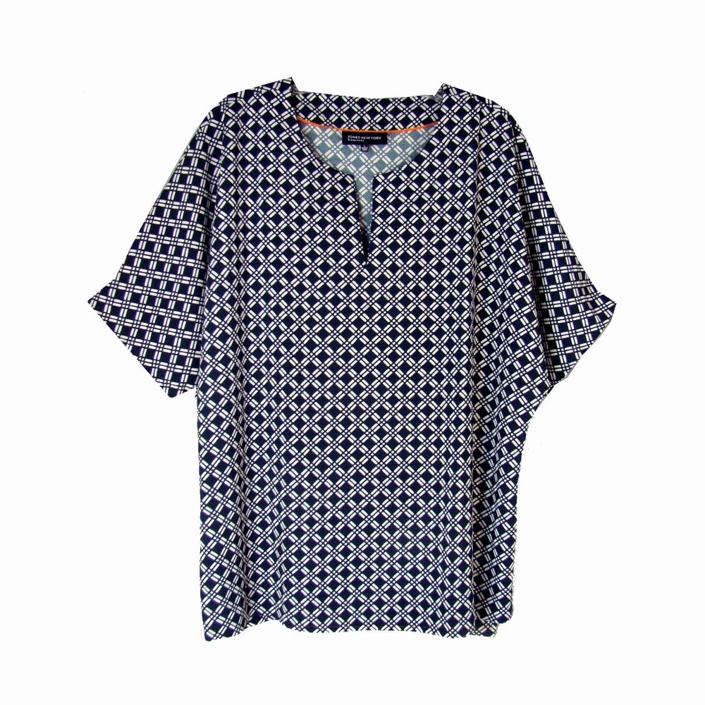 Jones New York Stretch Dropped Hem Career Tunic